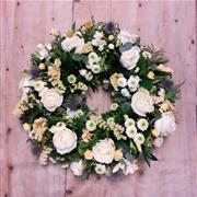 Lemon &amp; White Wreath