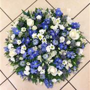 Blue &amp; White Posy Pad