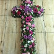 Pink Open Cross