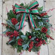 Candy Cane Wreath