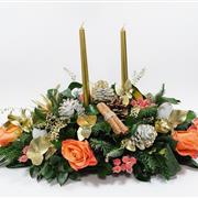 Winter Sunset Table Arrangement